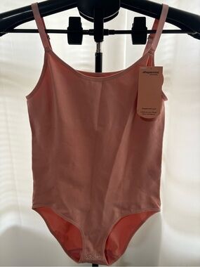 Shapermint Kids Blush Pink Tank One-Piece Bodysuit